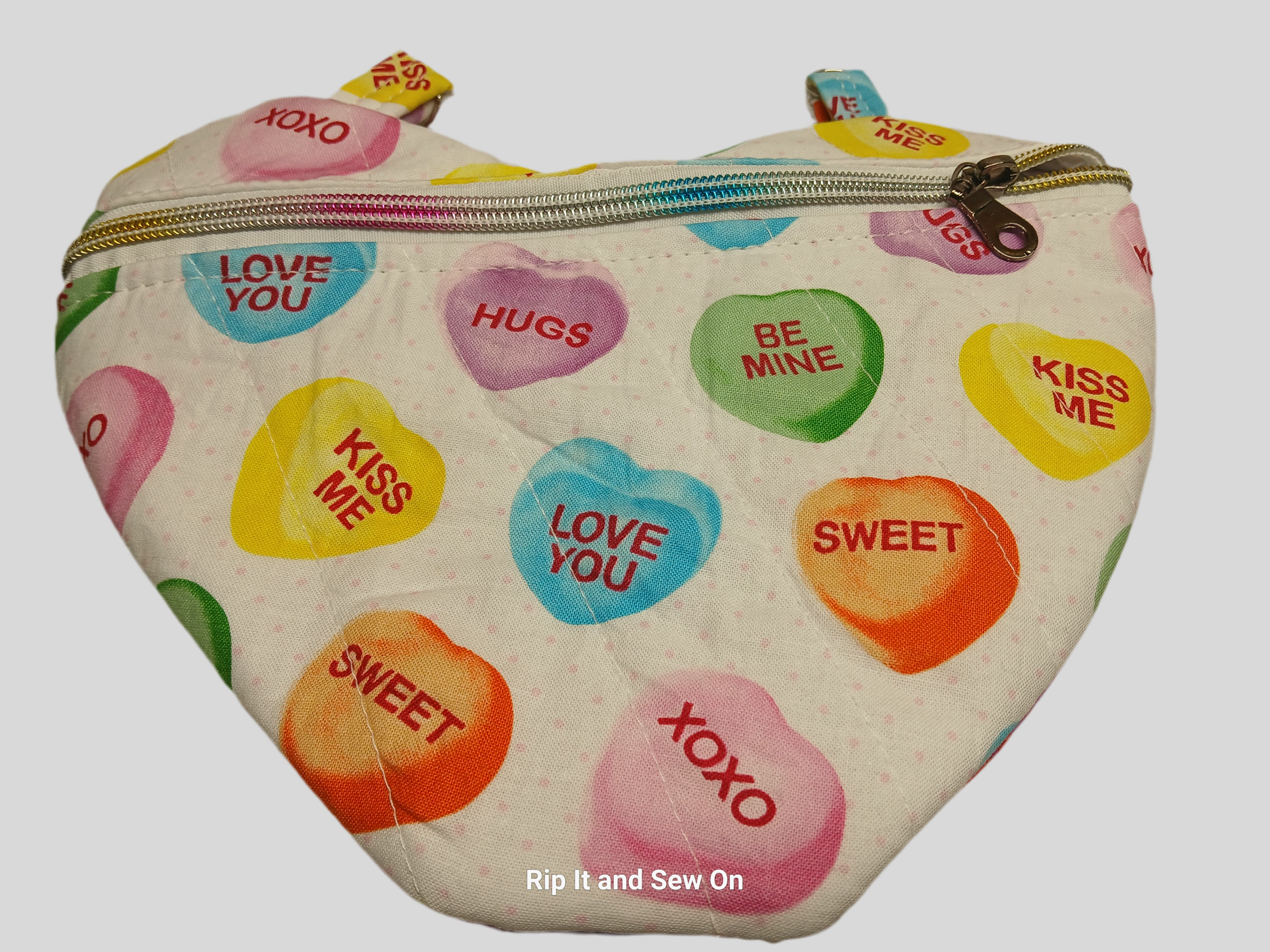 Valentine zipper bag