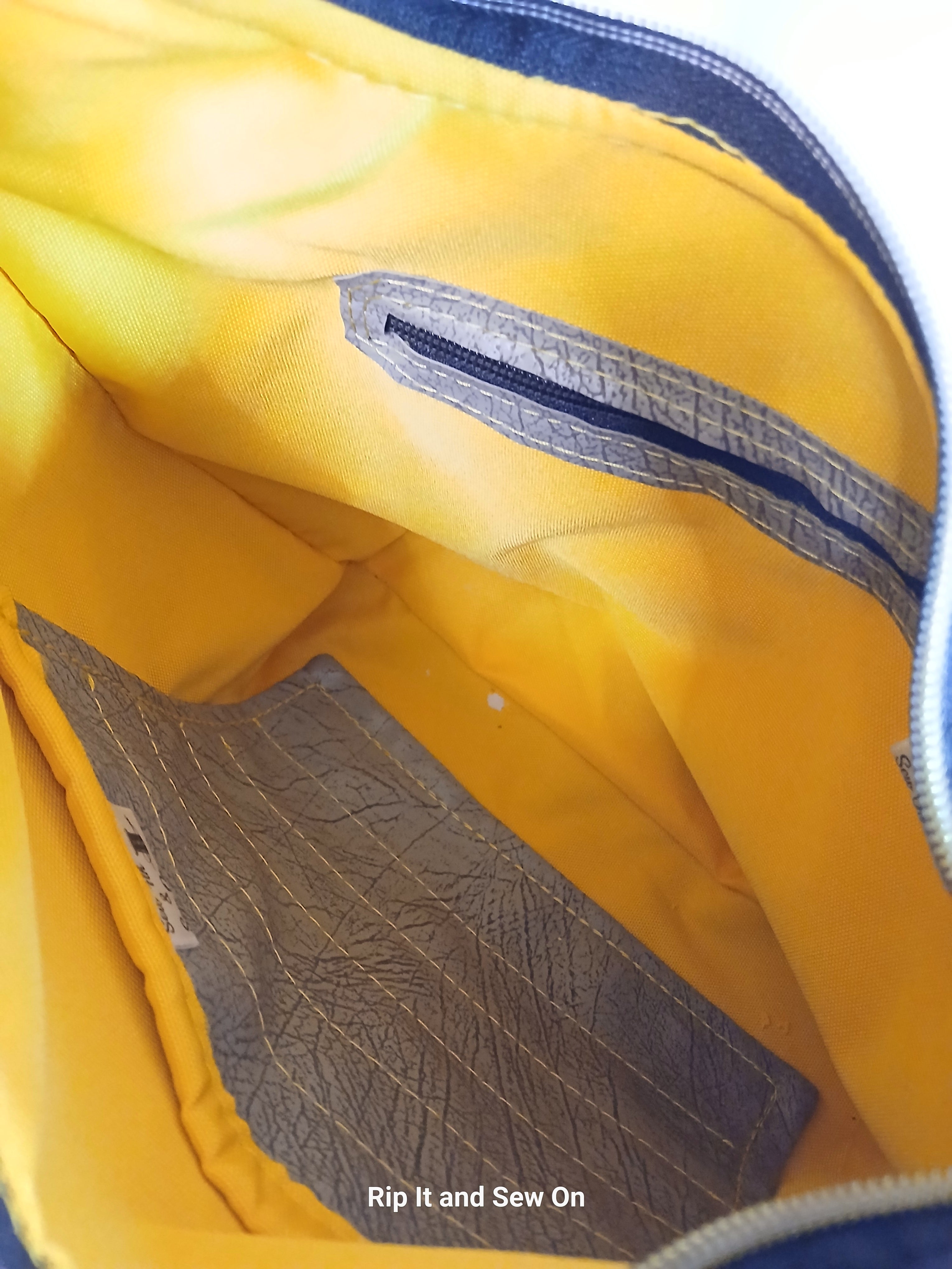 Yellowstone double side hobo bag gold