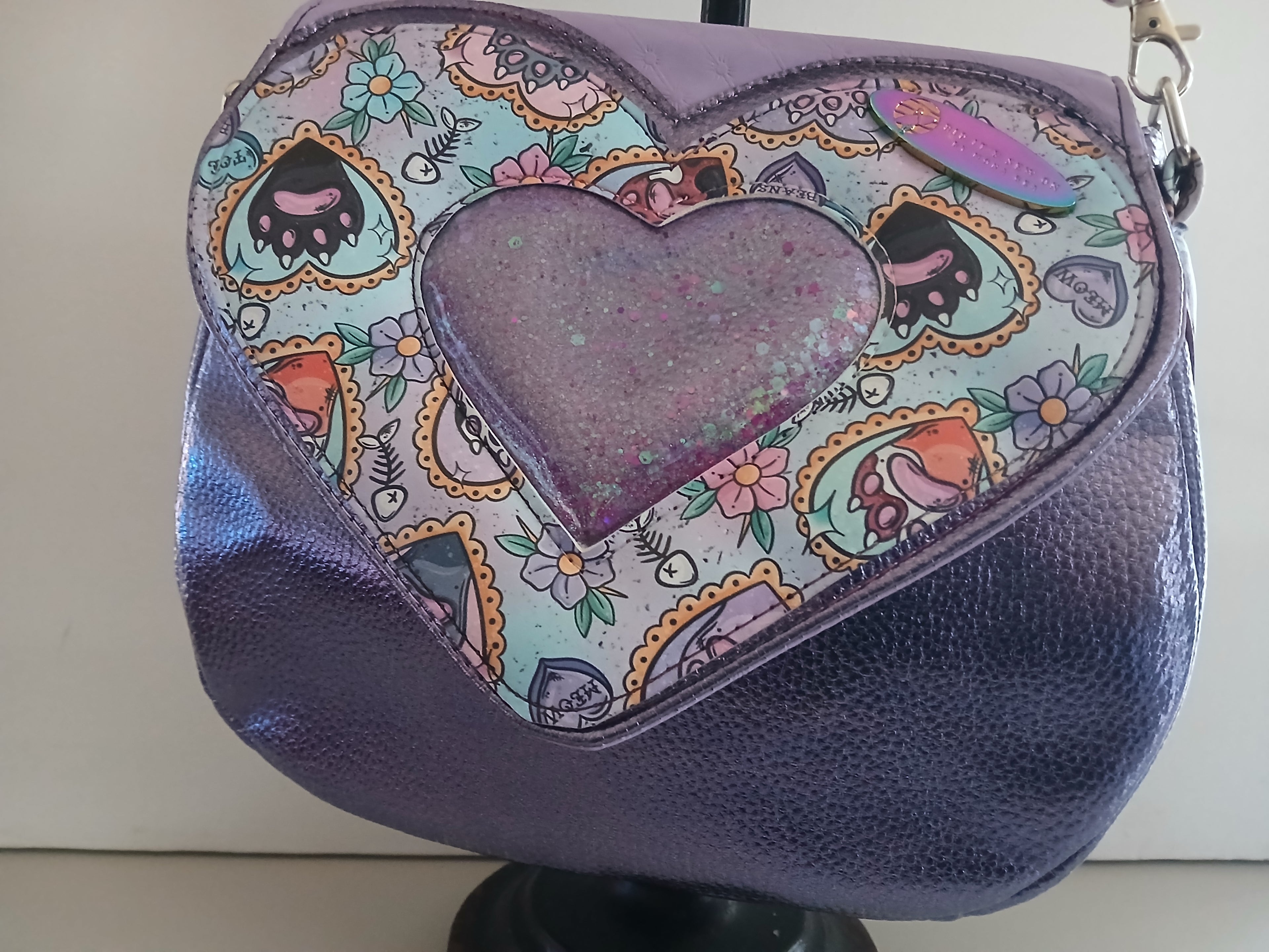 Shaker bag purple cupid Shaker bag