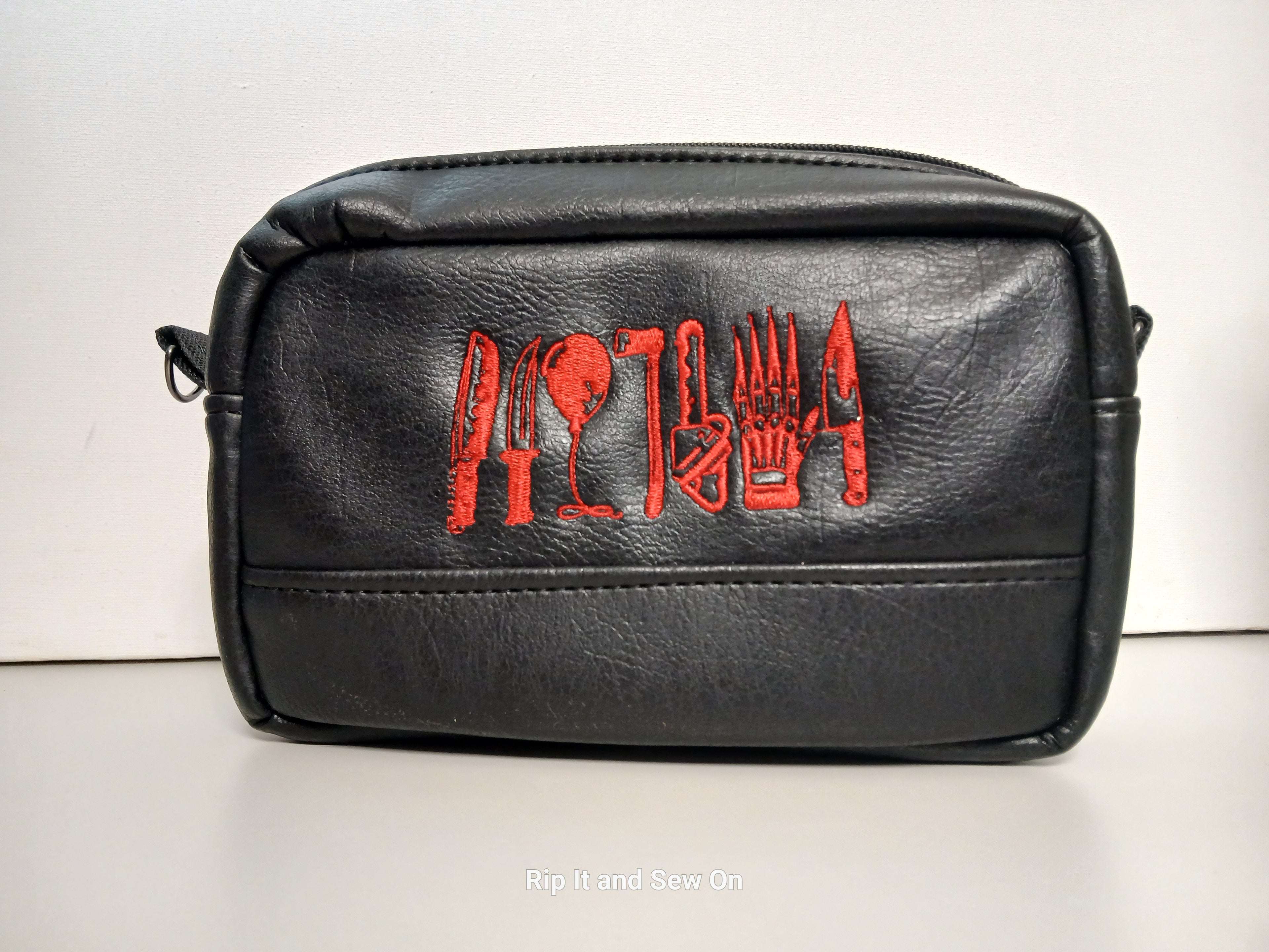 Slashers Embroidered Tiny Cata Bag
