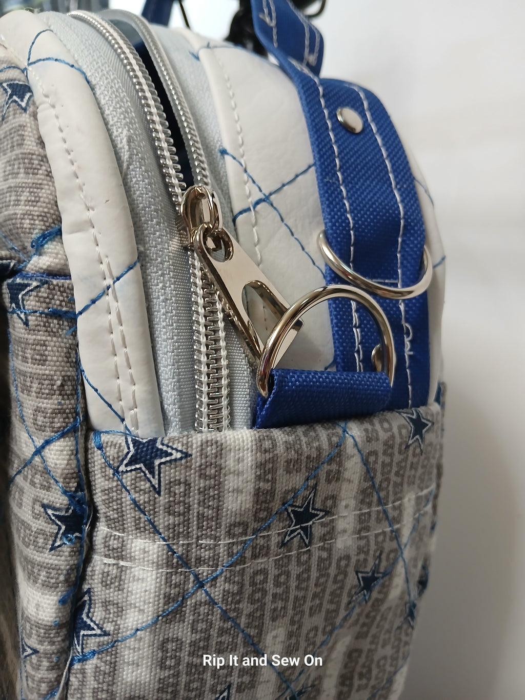 Dallas Cowboy quilted themed Susan Bag