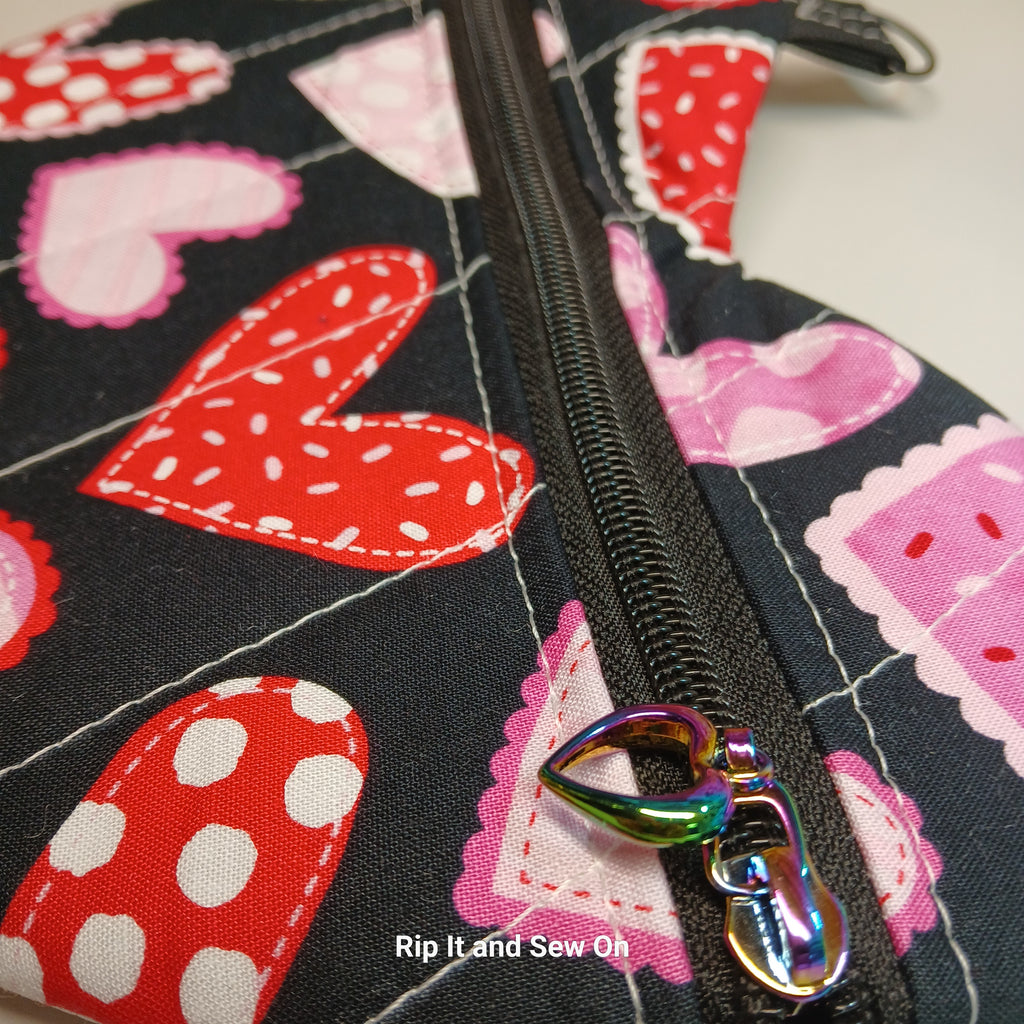 Valentine zipper bag