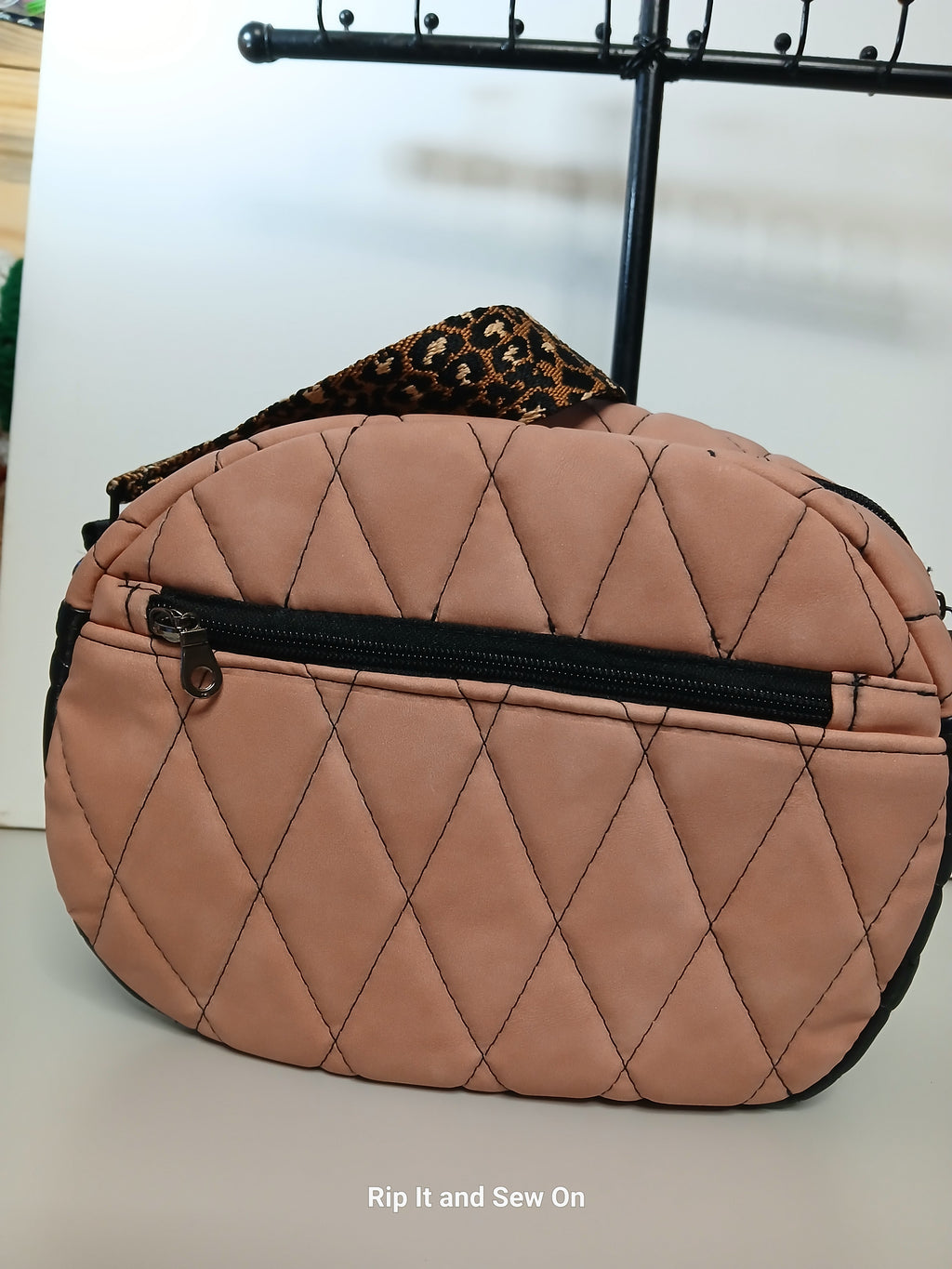 Quilted Pink Leopard Magdalena