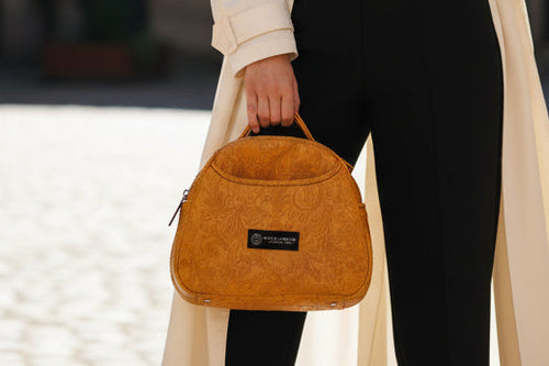 Bowler Bag Duel Compartment Mustard