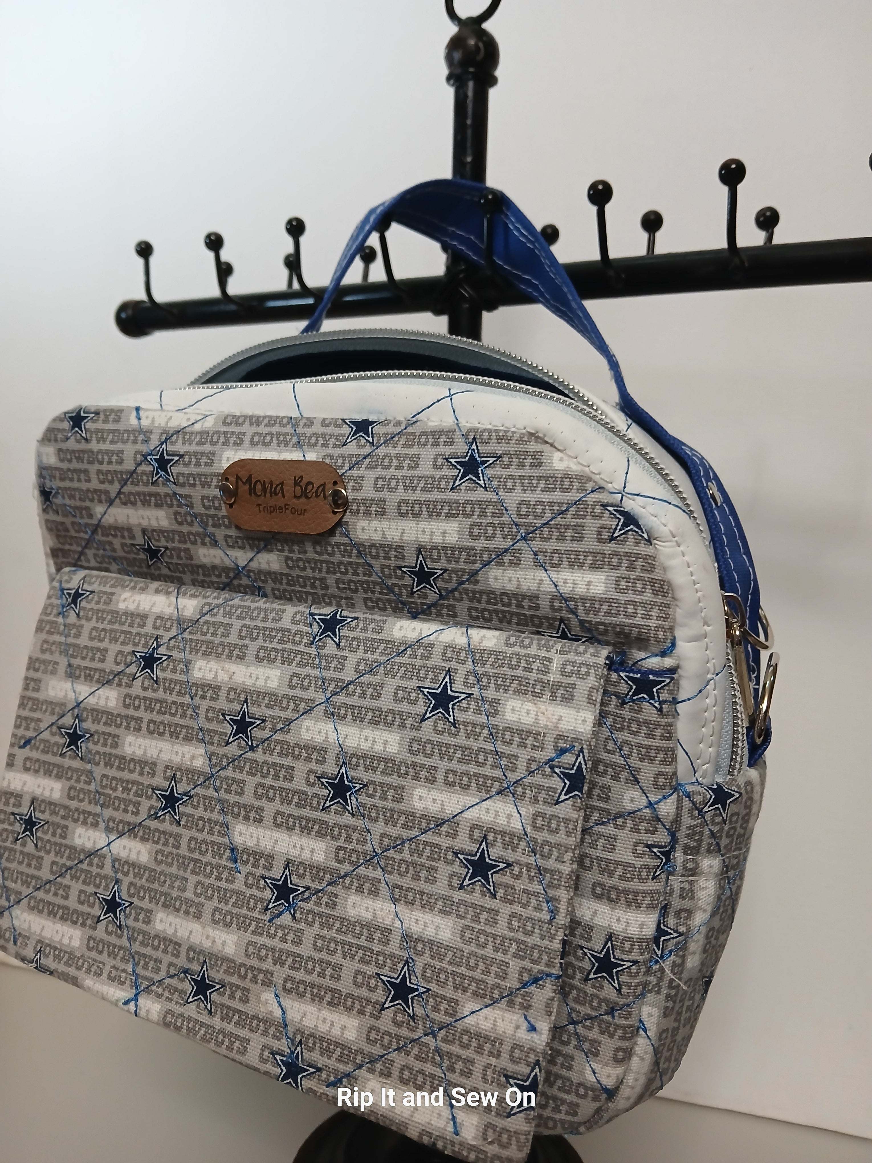 Dallas Cowboy quilted themed Susan Bag