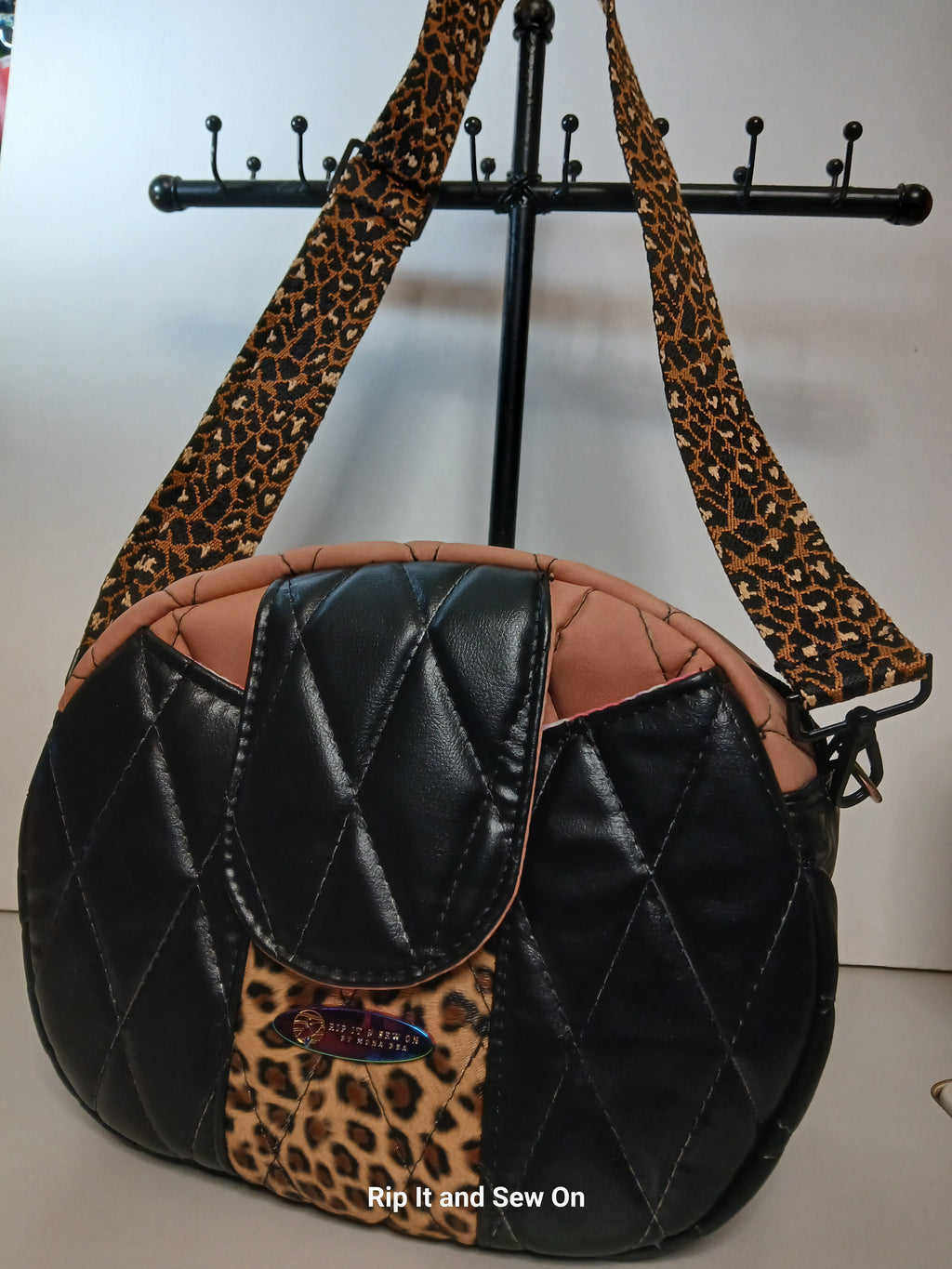 Quilted Pink Leopard Magdalena