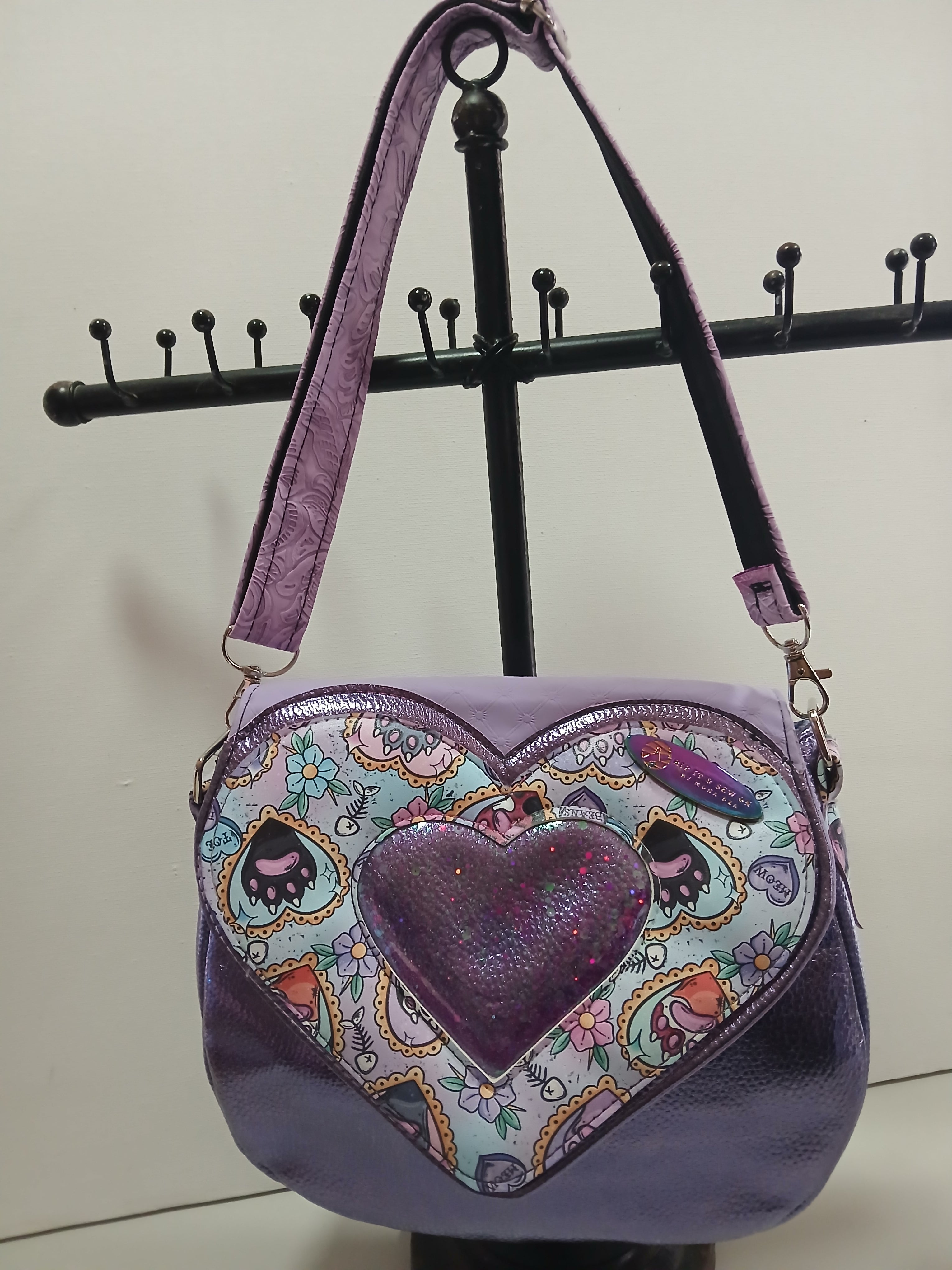 Shaker bag purple cupid Shaker bag
